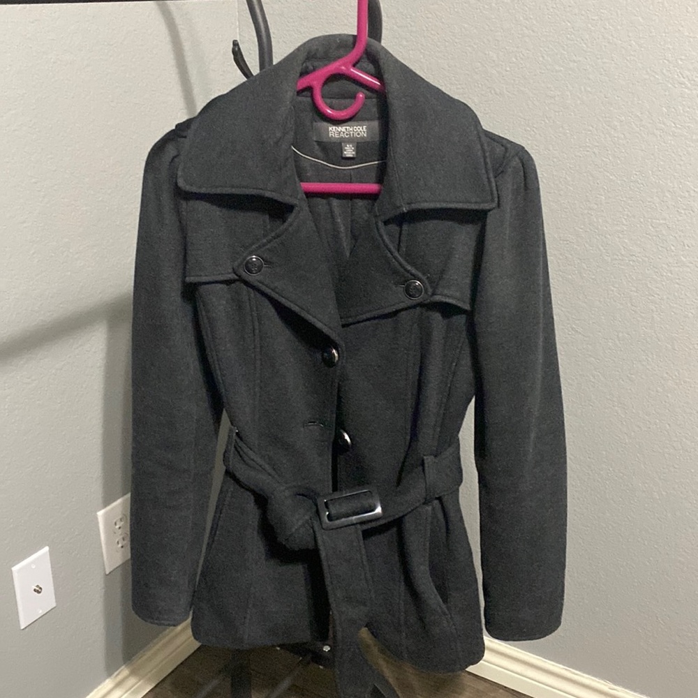 Charcoal gray Kenneth Cole Reaction Peacoat - small